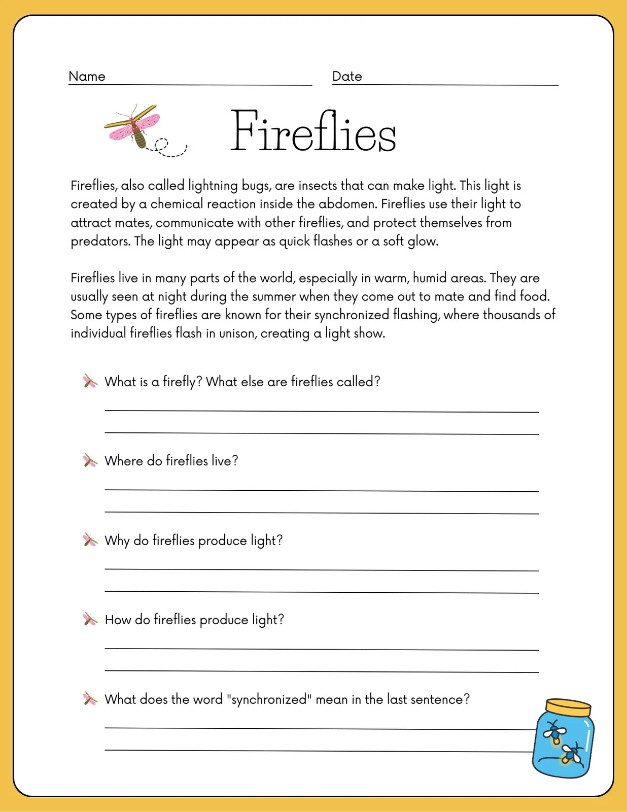 free printable stories for 3rd graders