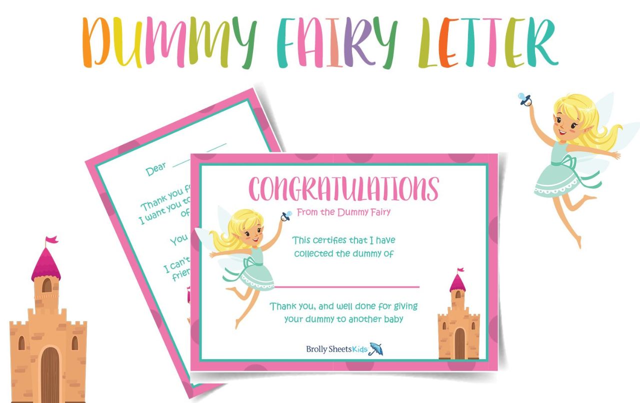 403069 Dummy Fairy Letter Certificate