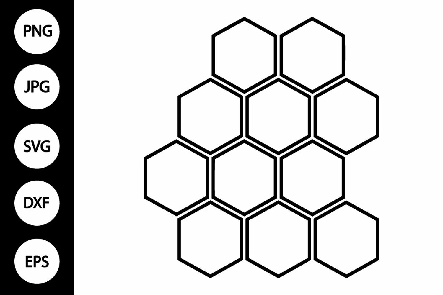 4739858 Outline Honeycomb Svg Coloring Page