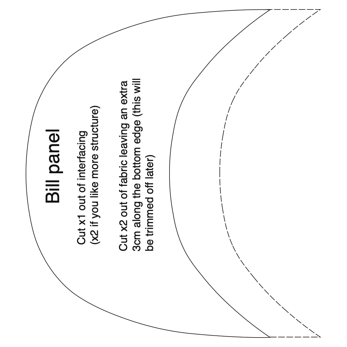 5 Panel Hat Sewing Template