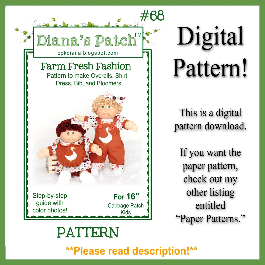 68 Farm Fresh Fashion Pattern Digital