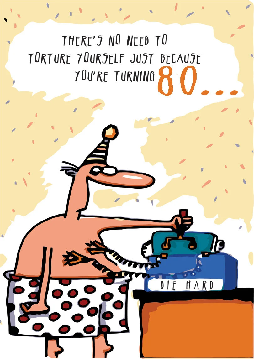 80 Year Old Printable Birthday Cards
