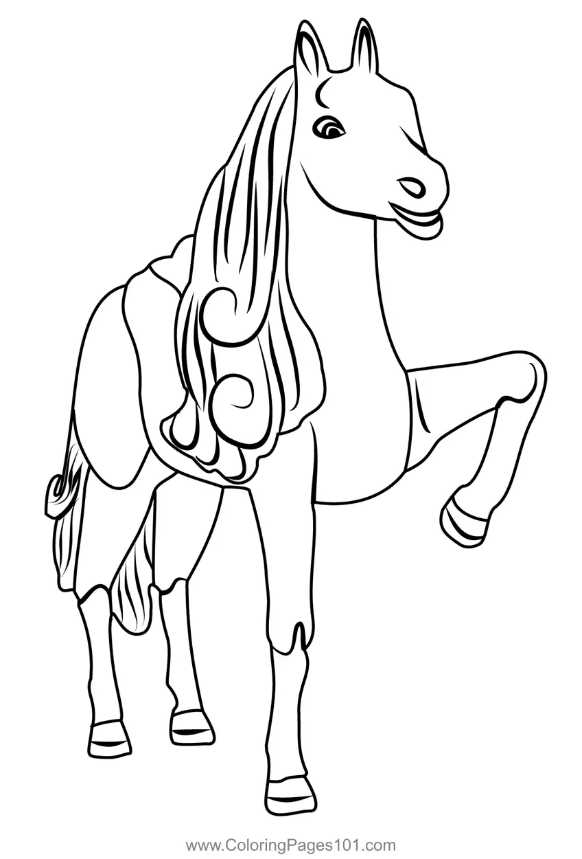 91279 Tawny From Barbie Life In The Dreamhouse Coloring Page