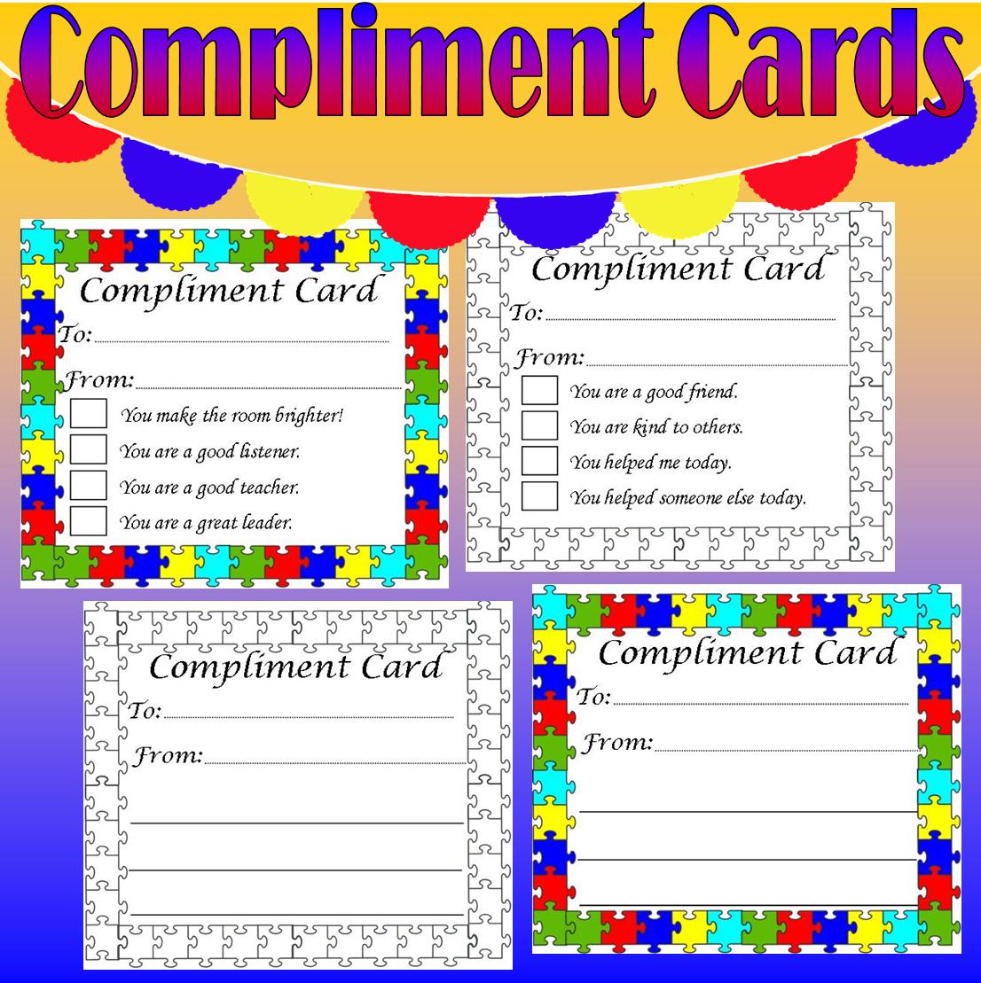 free compliments printable