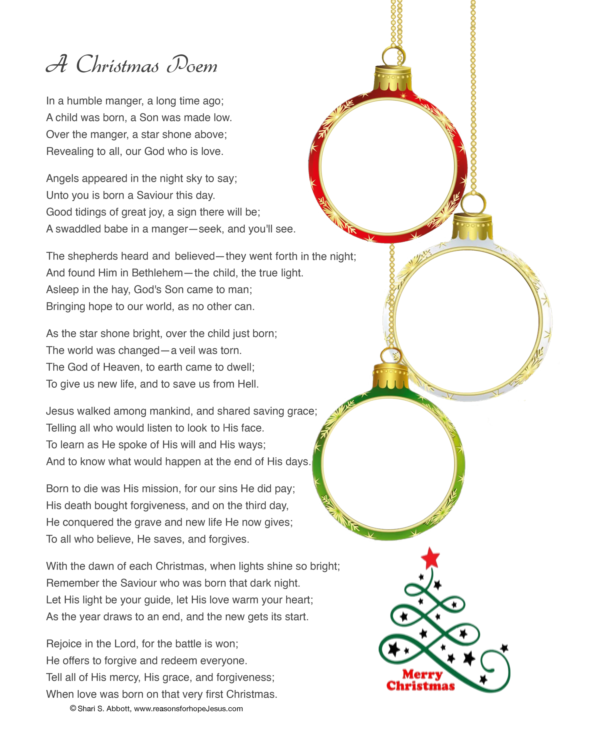 A Christmas Poem