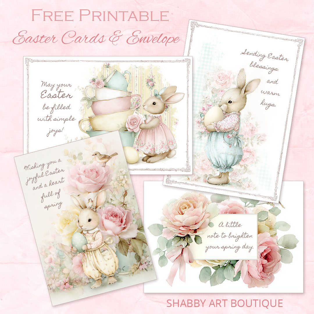 A Little Easter Blessing Free Printable Cards Envelope
