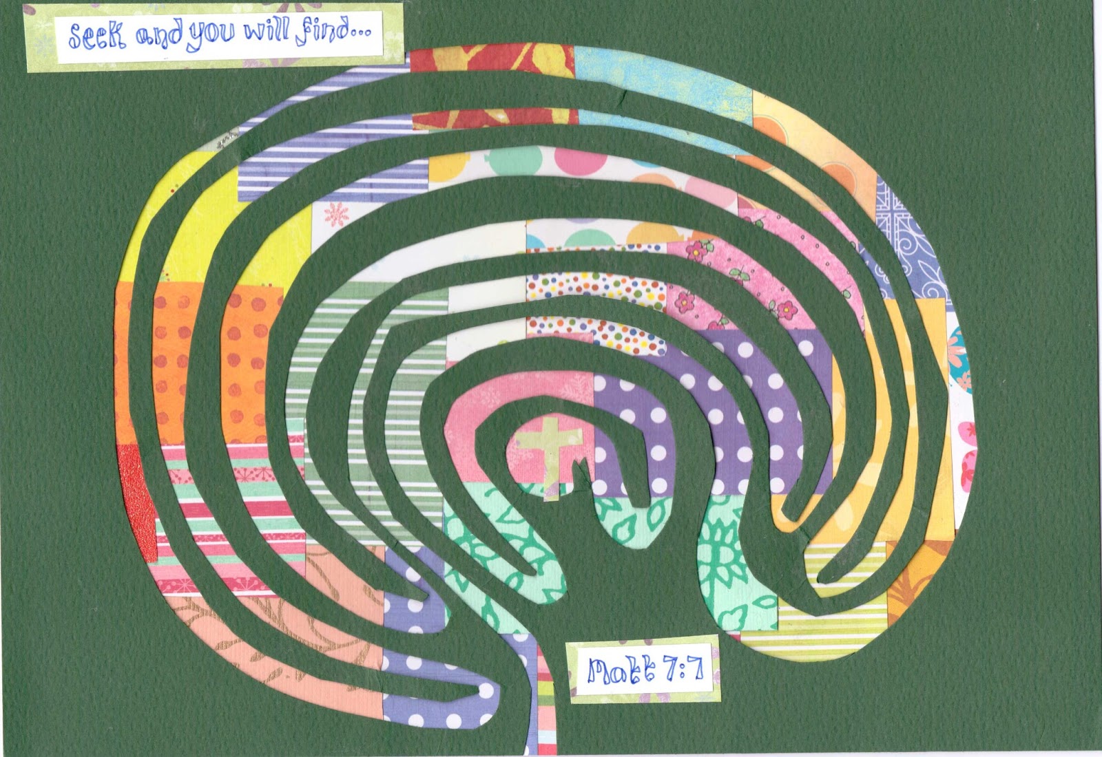 A More Colourful Finger Labyrinth To