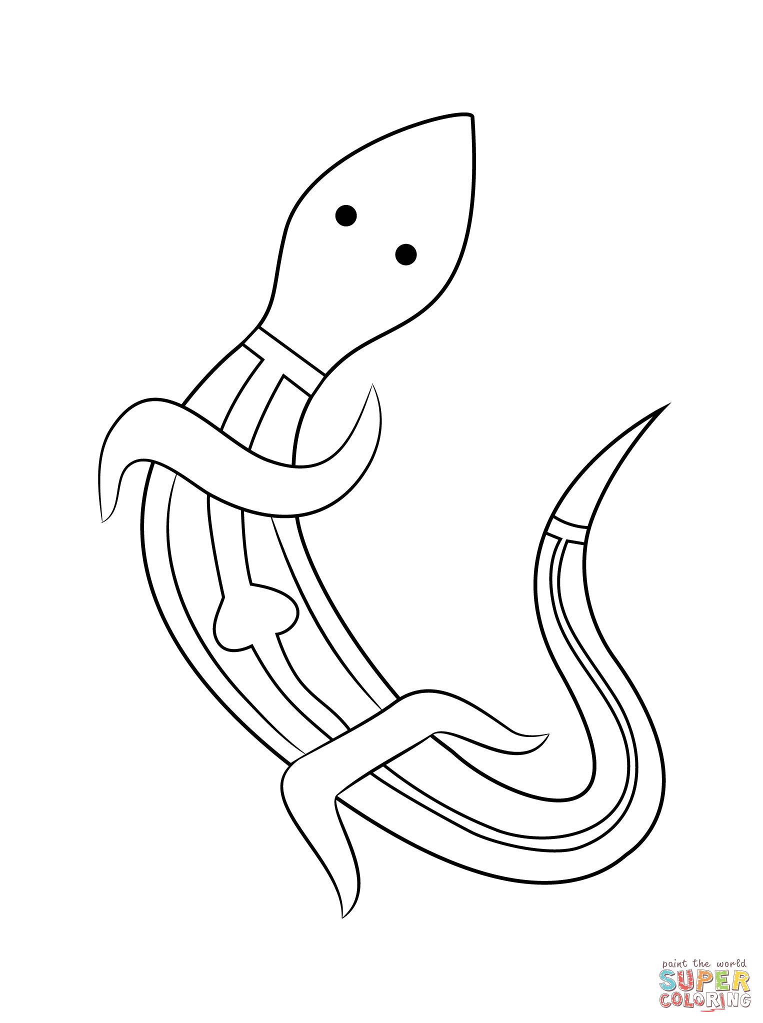 Aboriginal Painting Of Lizard