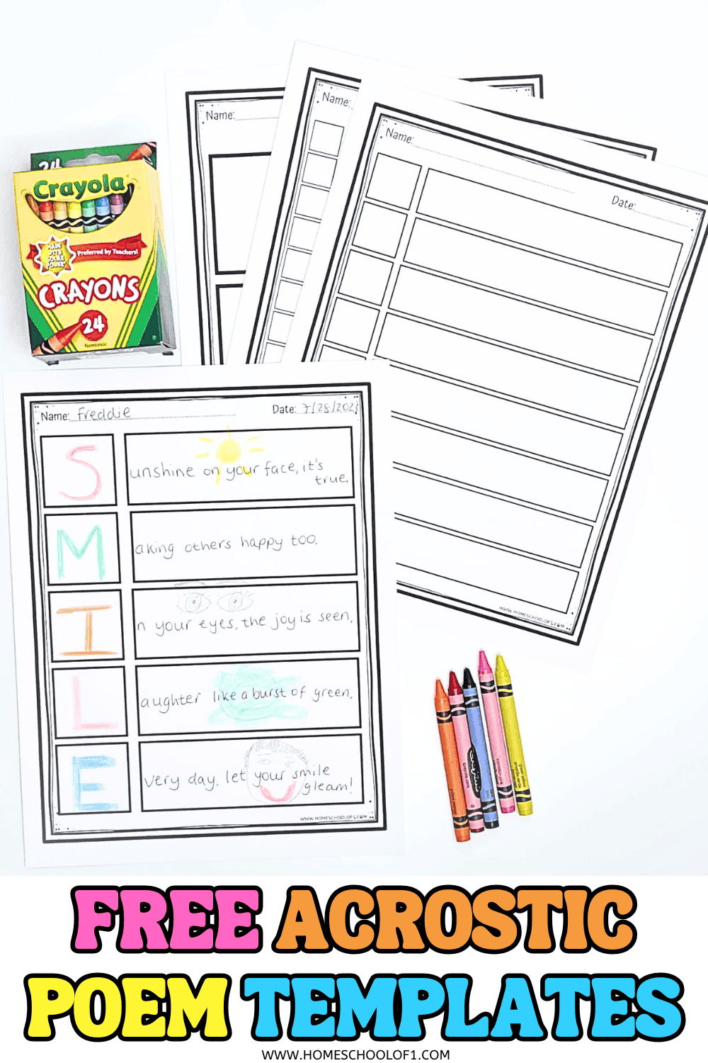 Acrostic Poem Template