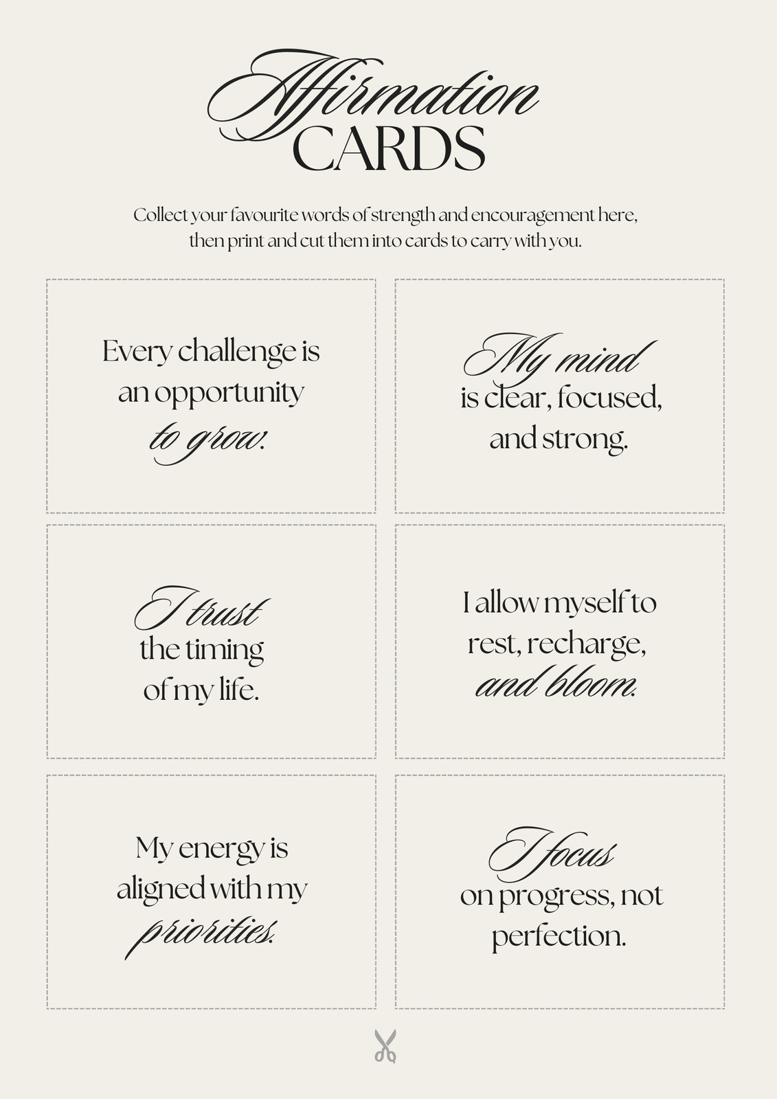 Affirmation