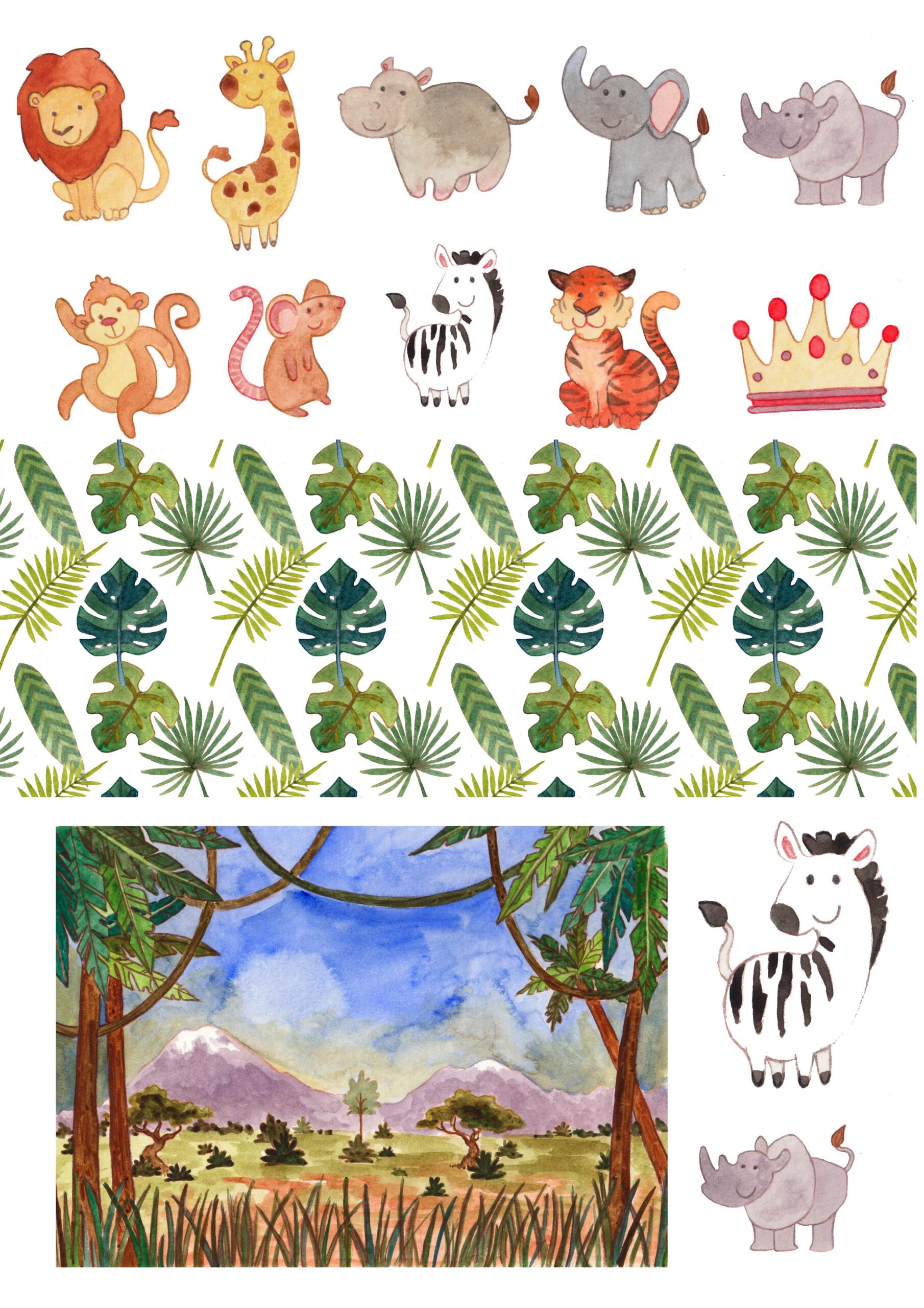 African Safari Printables