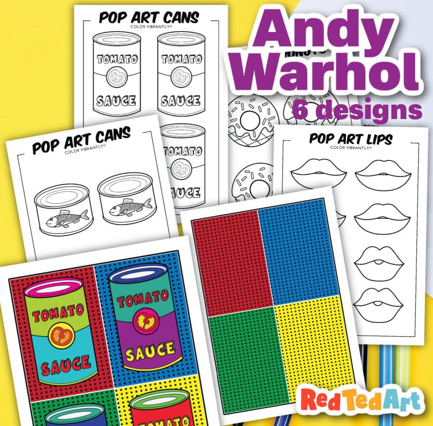 Andy Warhol Printable Art Activity