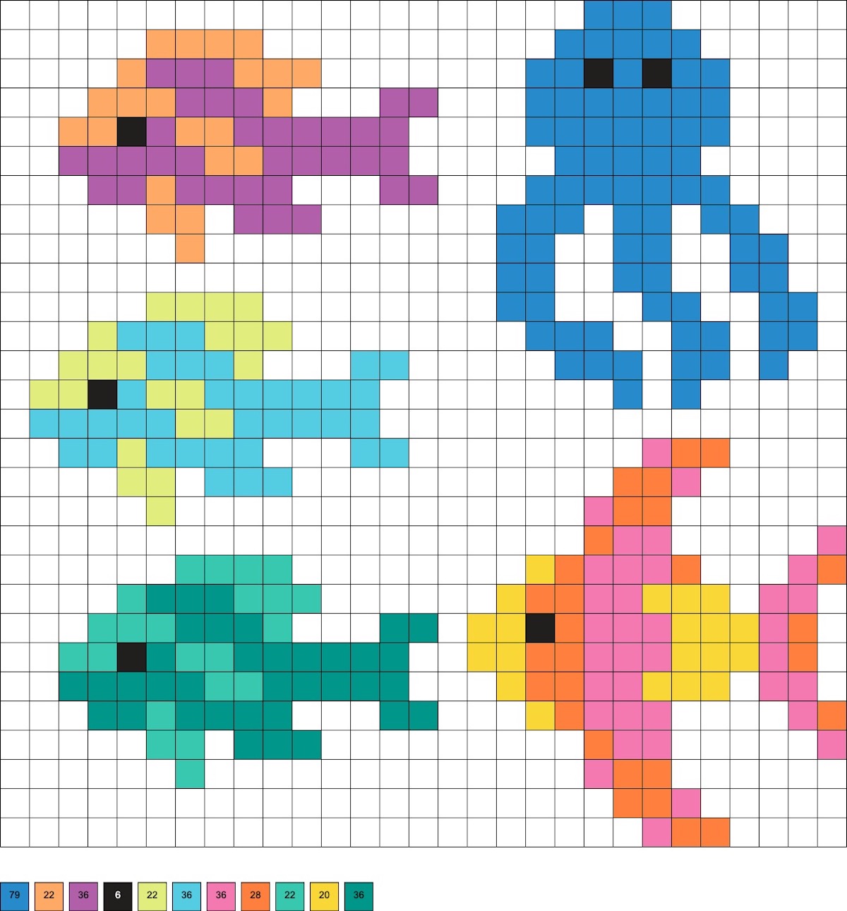 Animal Perler Beads