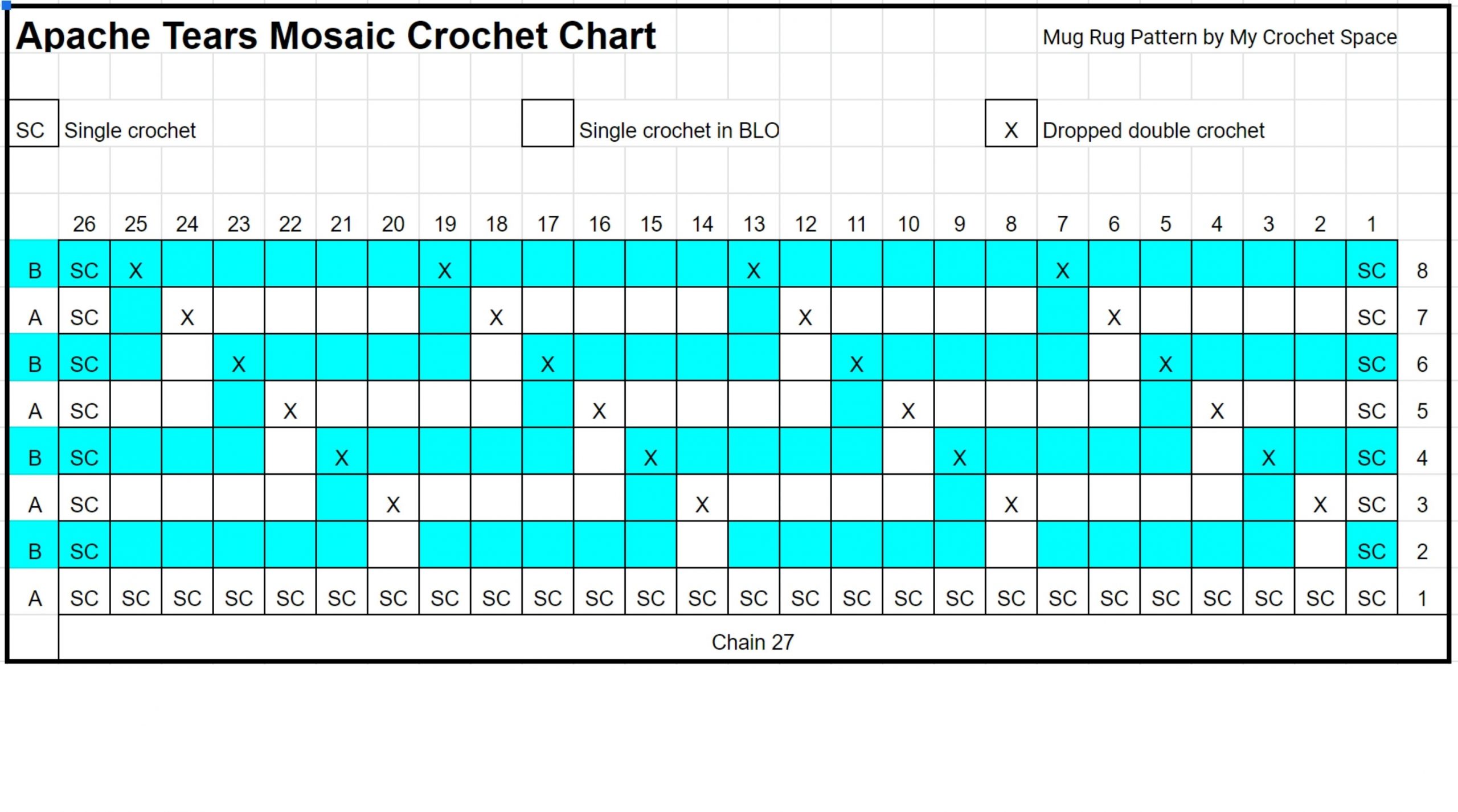 apache tears free printable crochet navajo afghan pattern