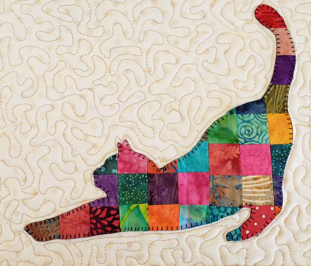 Applique Patchwork Cats