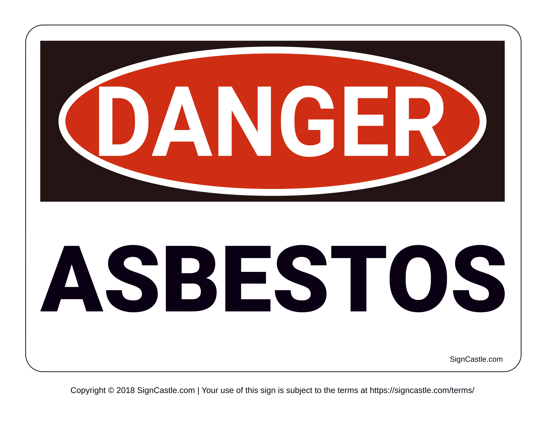 Asbestos Warning Signs