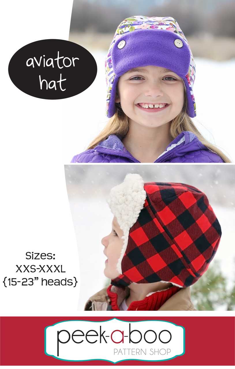 Aviator Hat Sewing Pattern