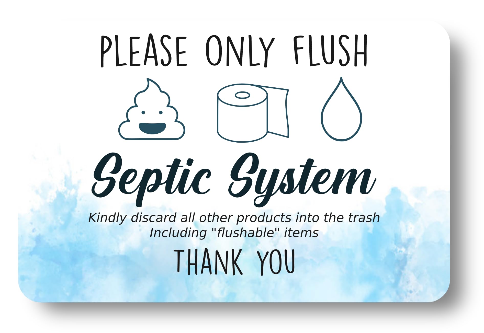 free printable septic signs