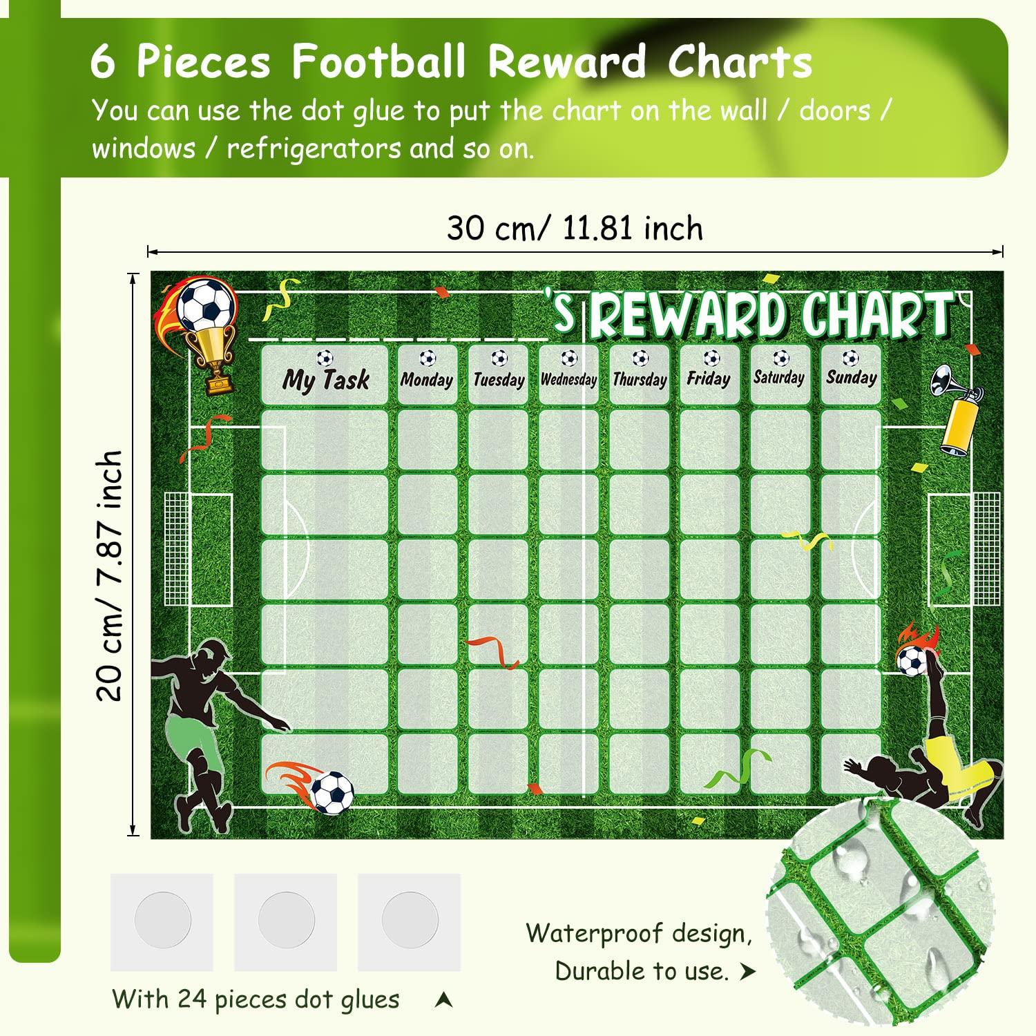 football reward chart free printable