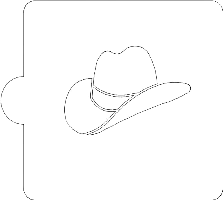 free printable cowboy hat stencil