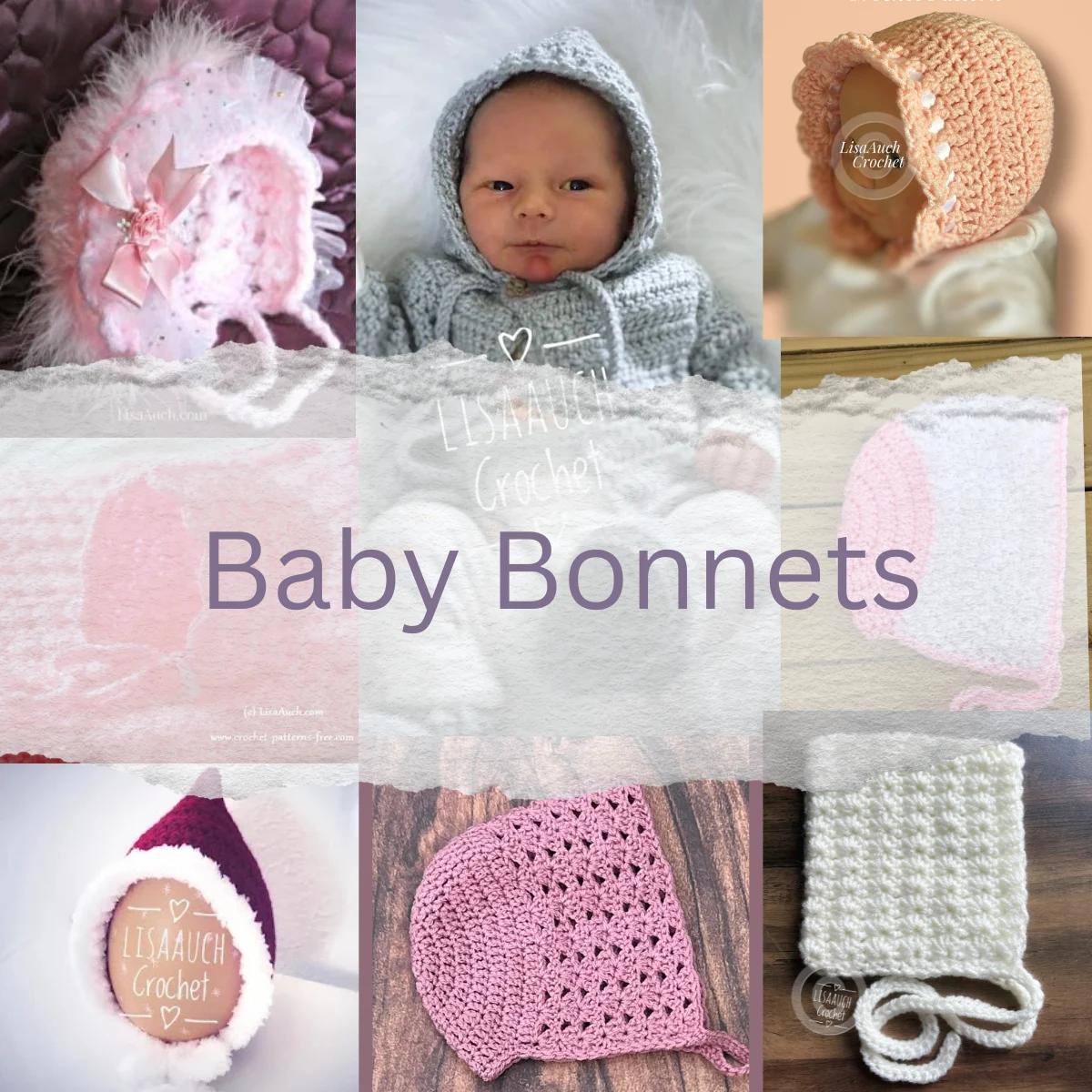 Baby Bonnet Crochet Patterns