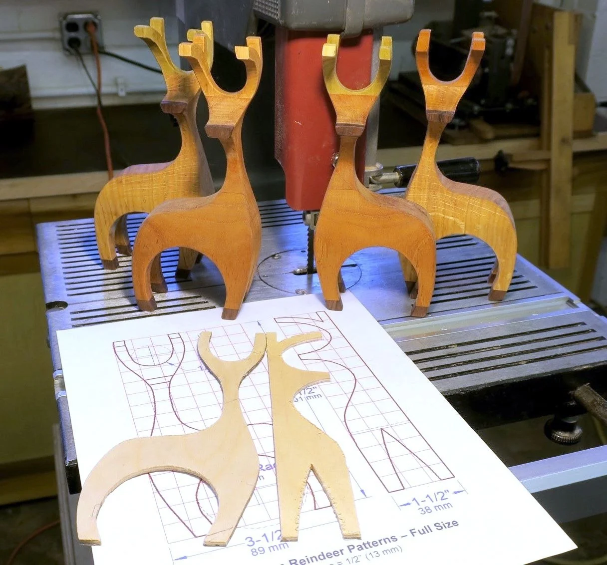 printable band saw animal patterns