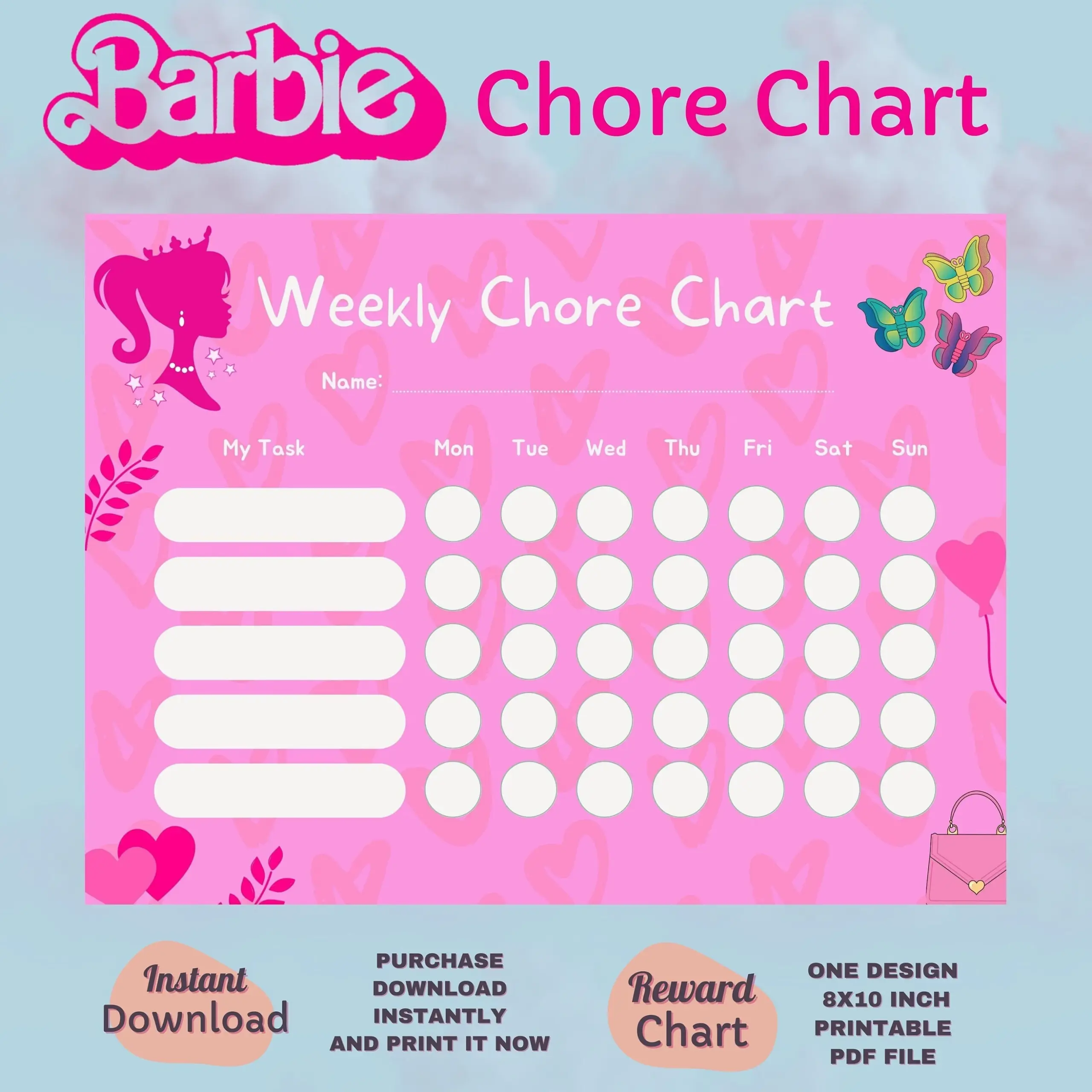 Barbie Chore Chart