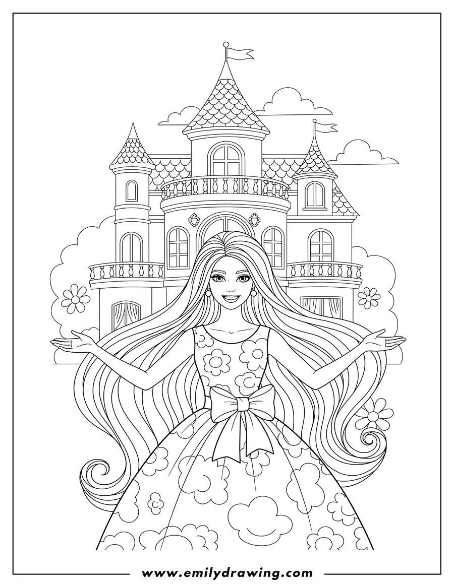 Barbie Coloring Pages