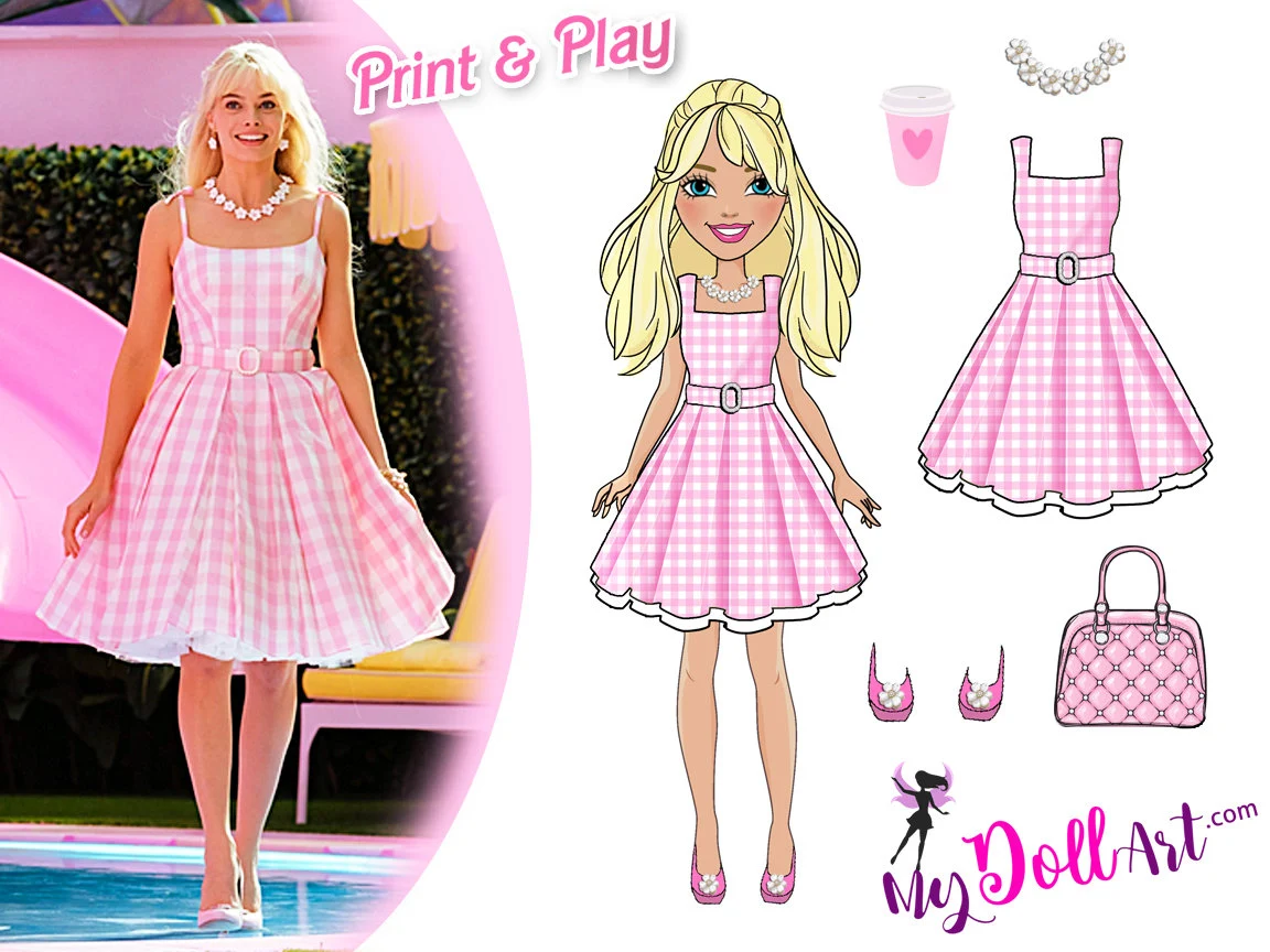 Barbie Movie Outfits Printable Dress Up