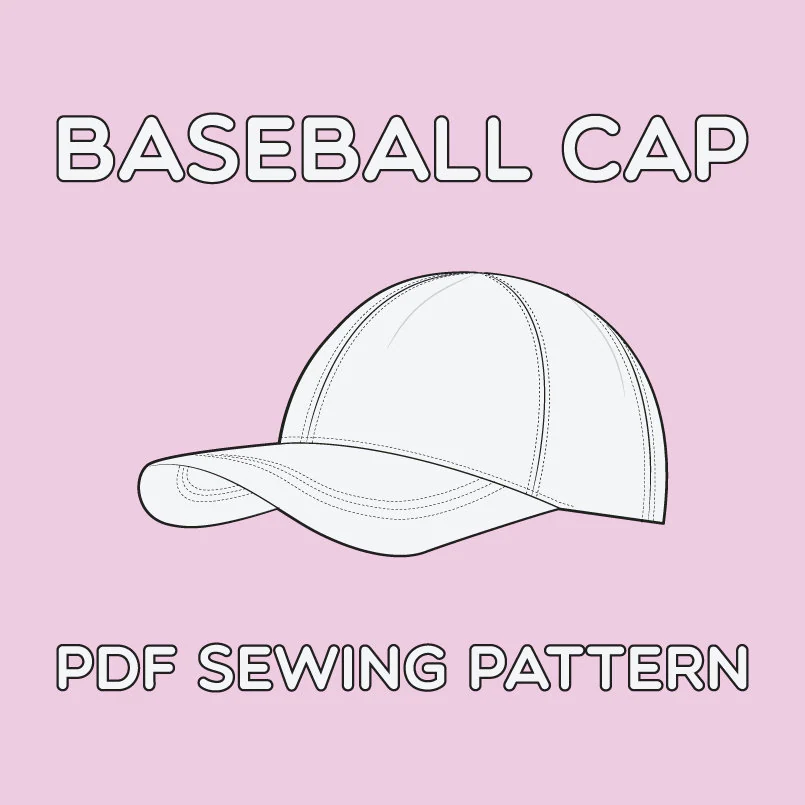 Baseball Cap Pdf Sewing Pattern One Size