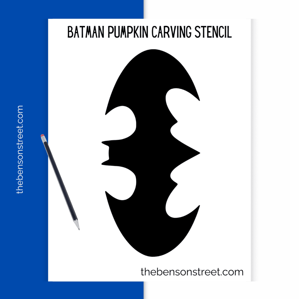 Batman Pumpkin Stencil Printable