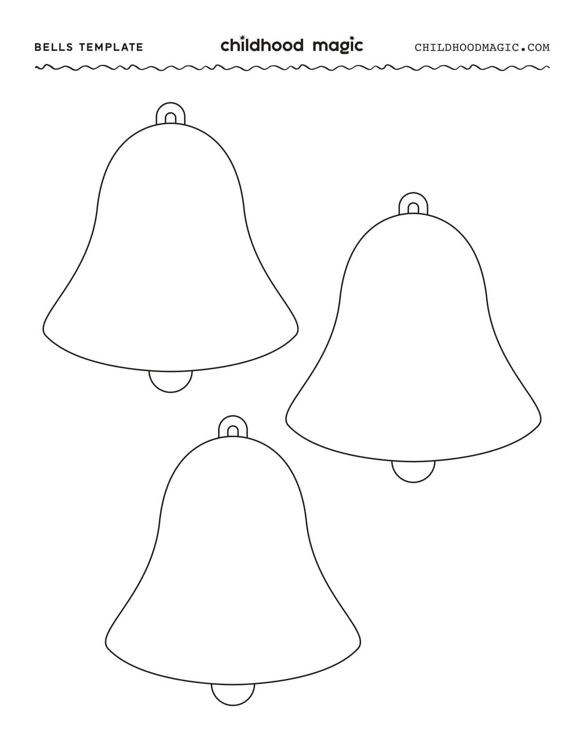 Bell Printable Free Template Bell Printable Free Template