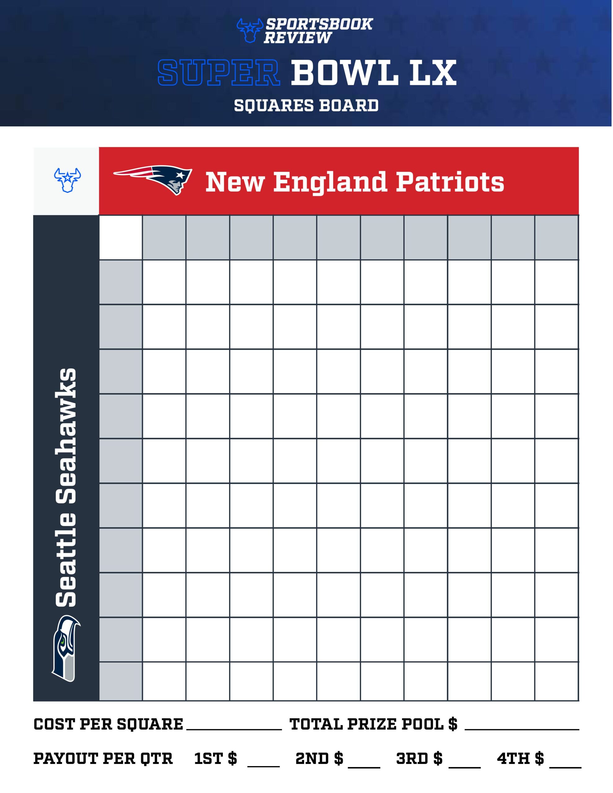 super bowl party games 2026 free printable