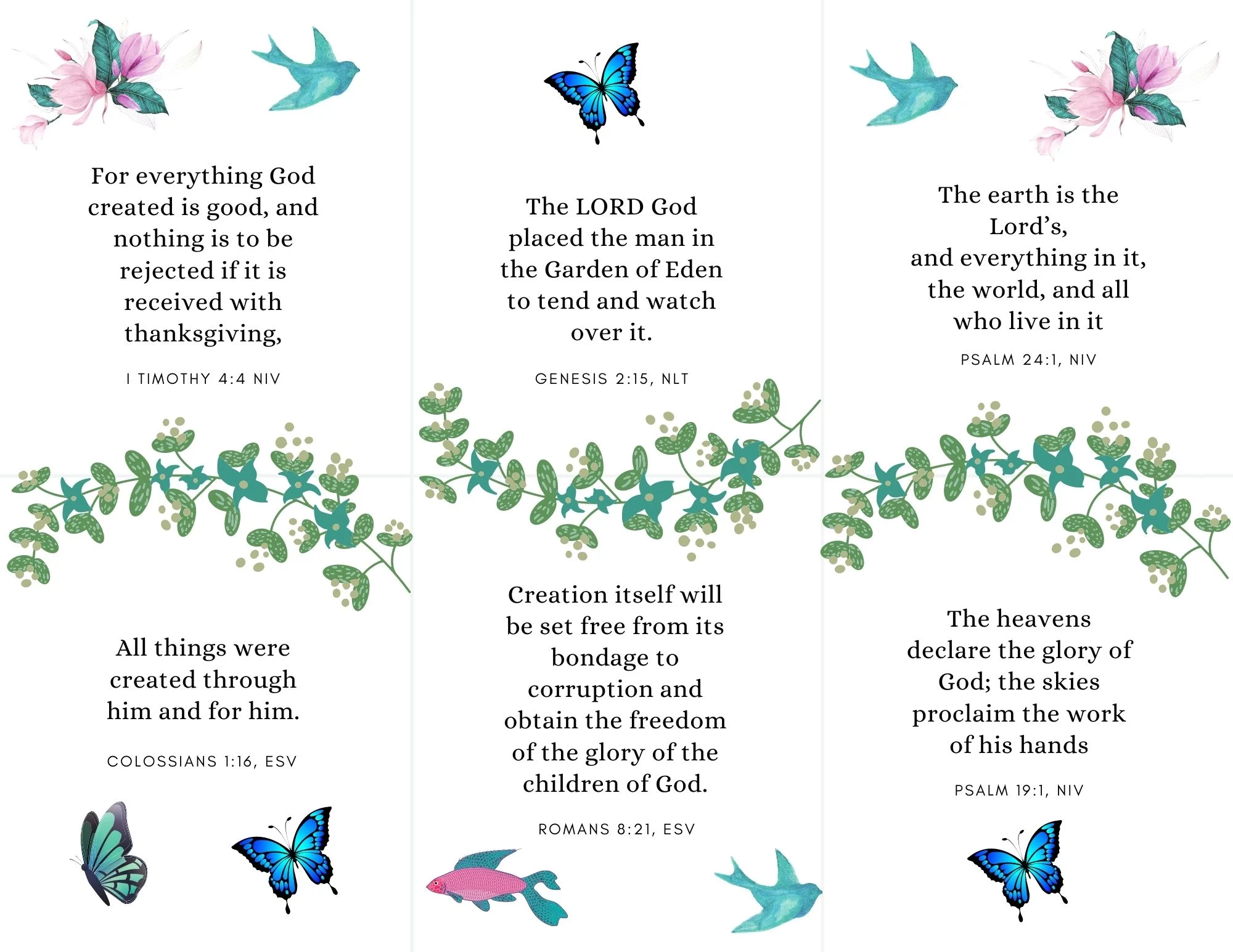 Bible Verse Cards