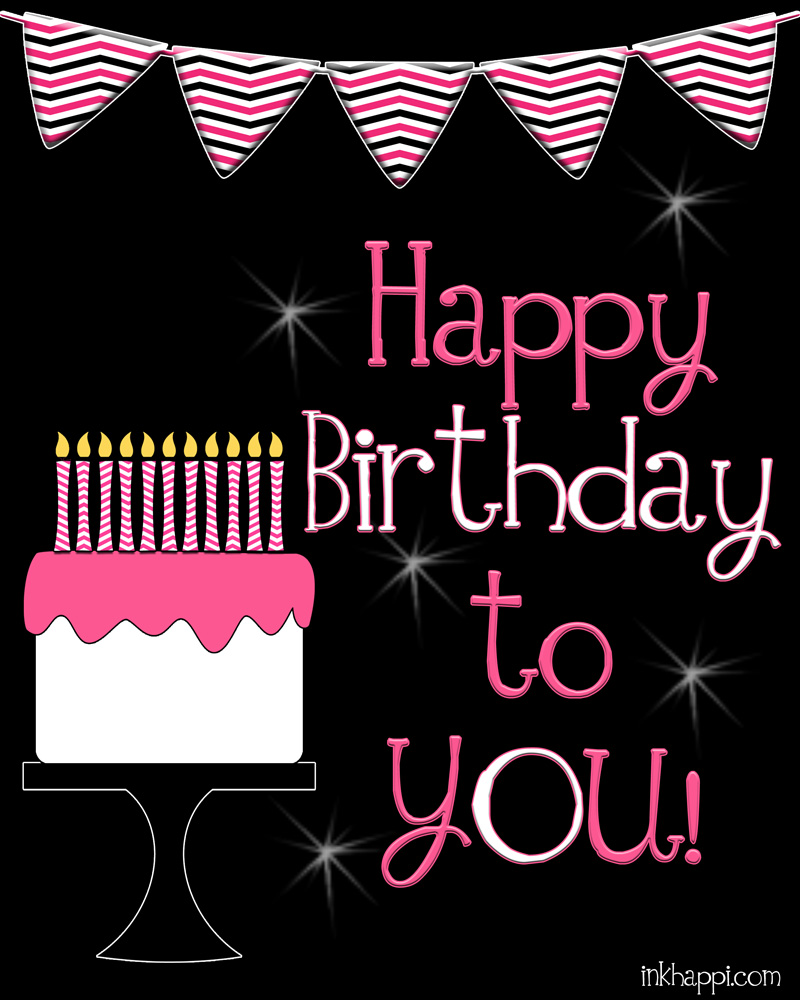 free printable happy birthday signs