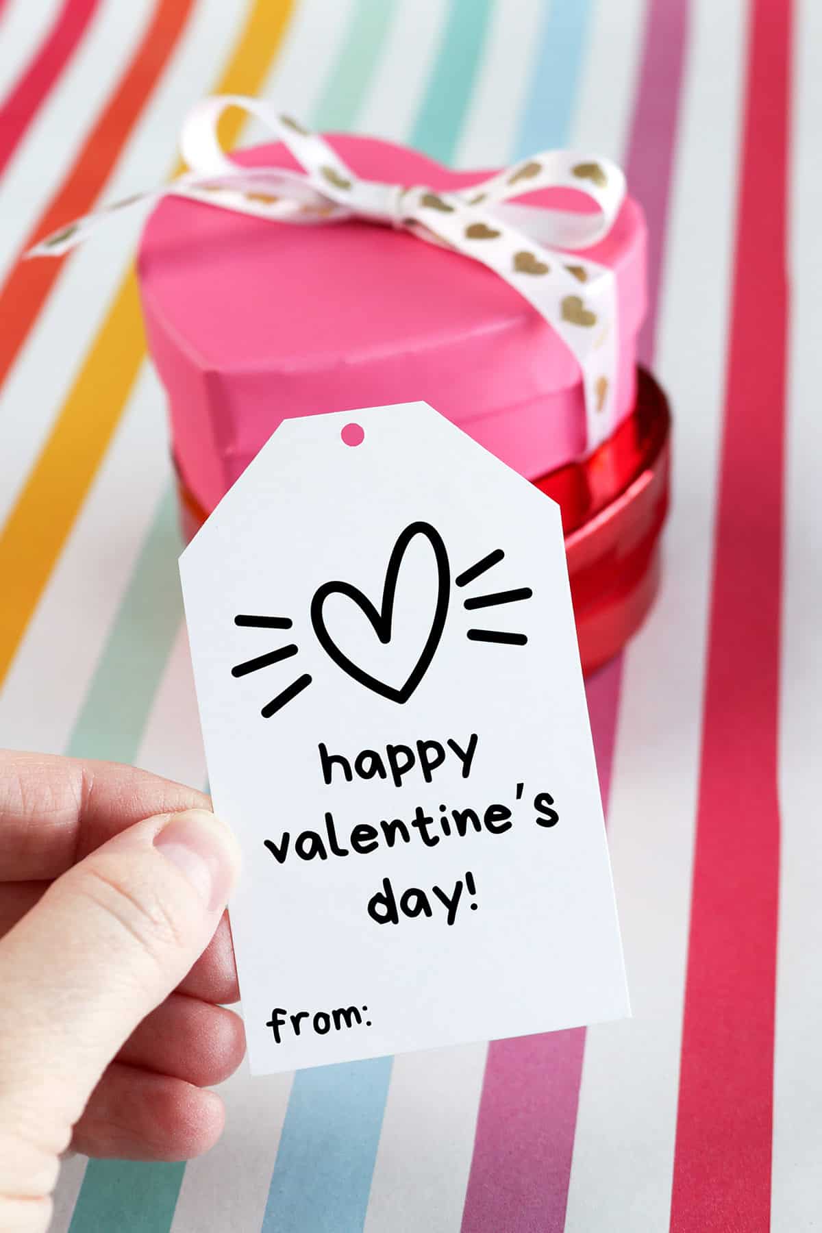 Black White Valentines Tags Black White Valentines Tags
