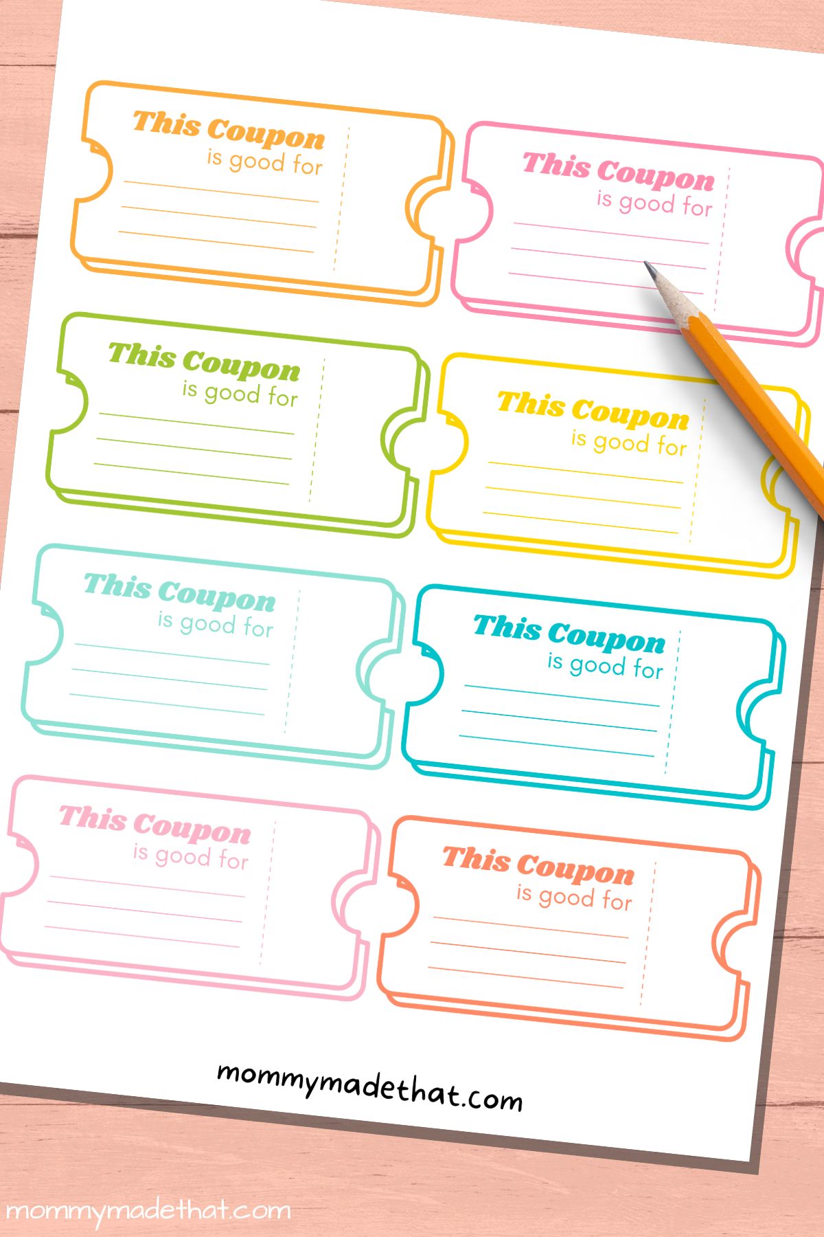 Blank Coupon Template