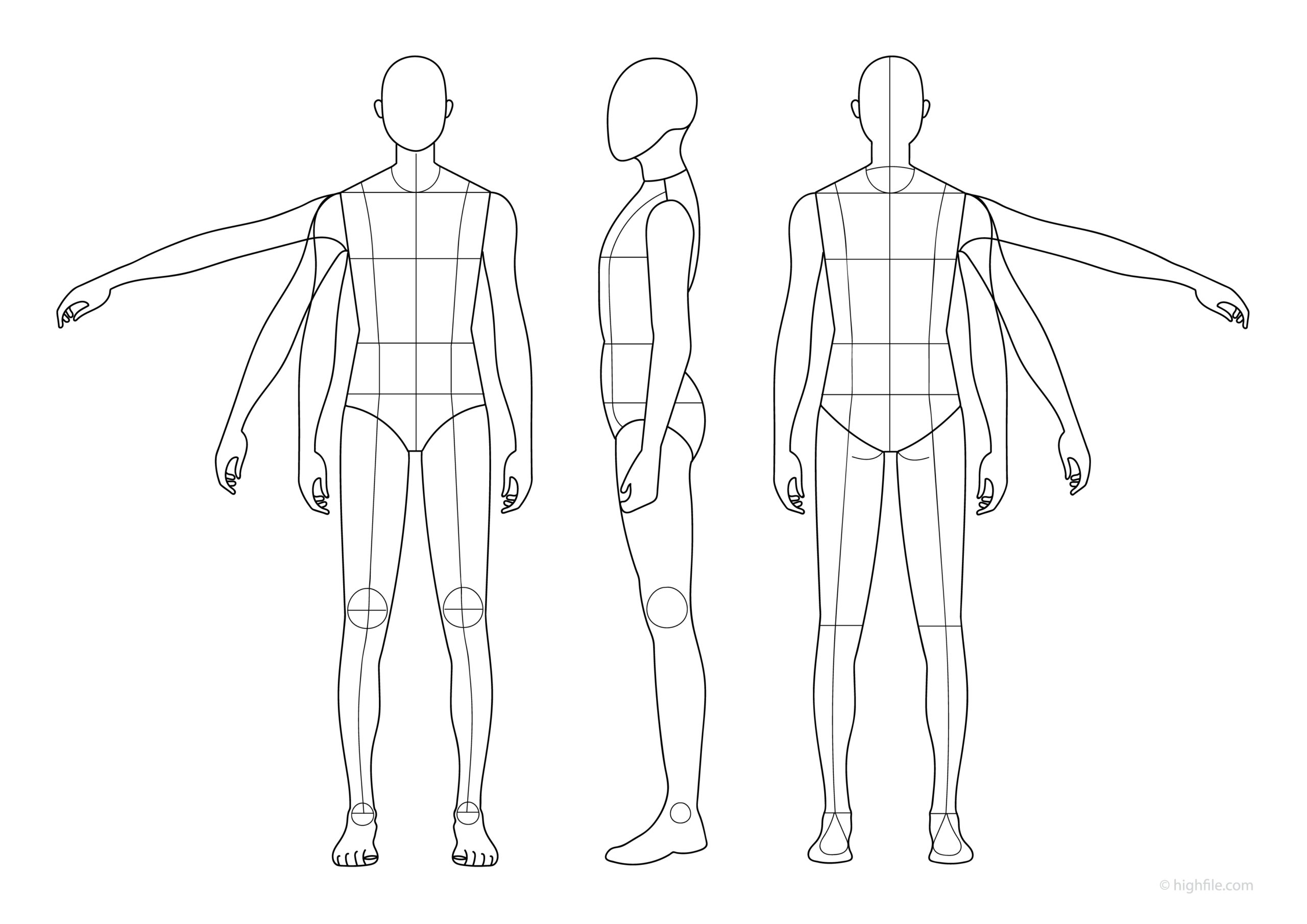 Body Outline Templates