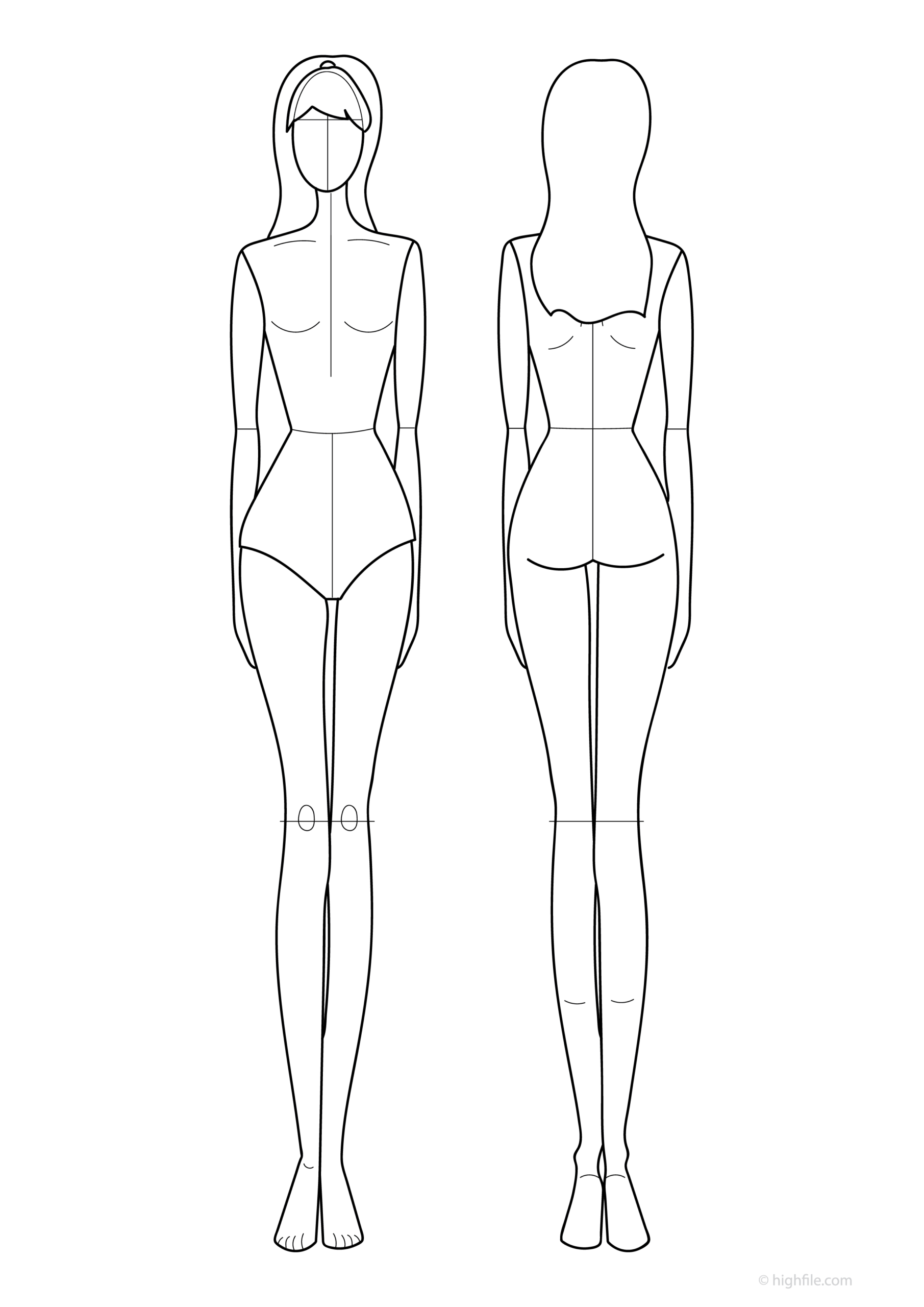 Body Outline Templates