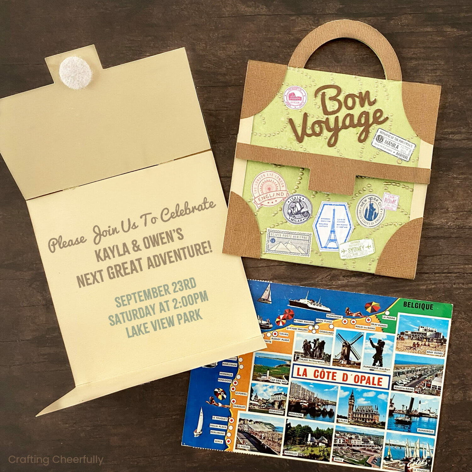 free bon voyage templates free bon voyage templates