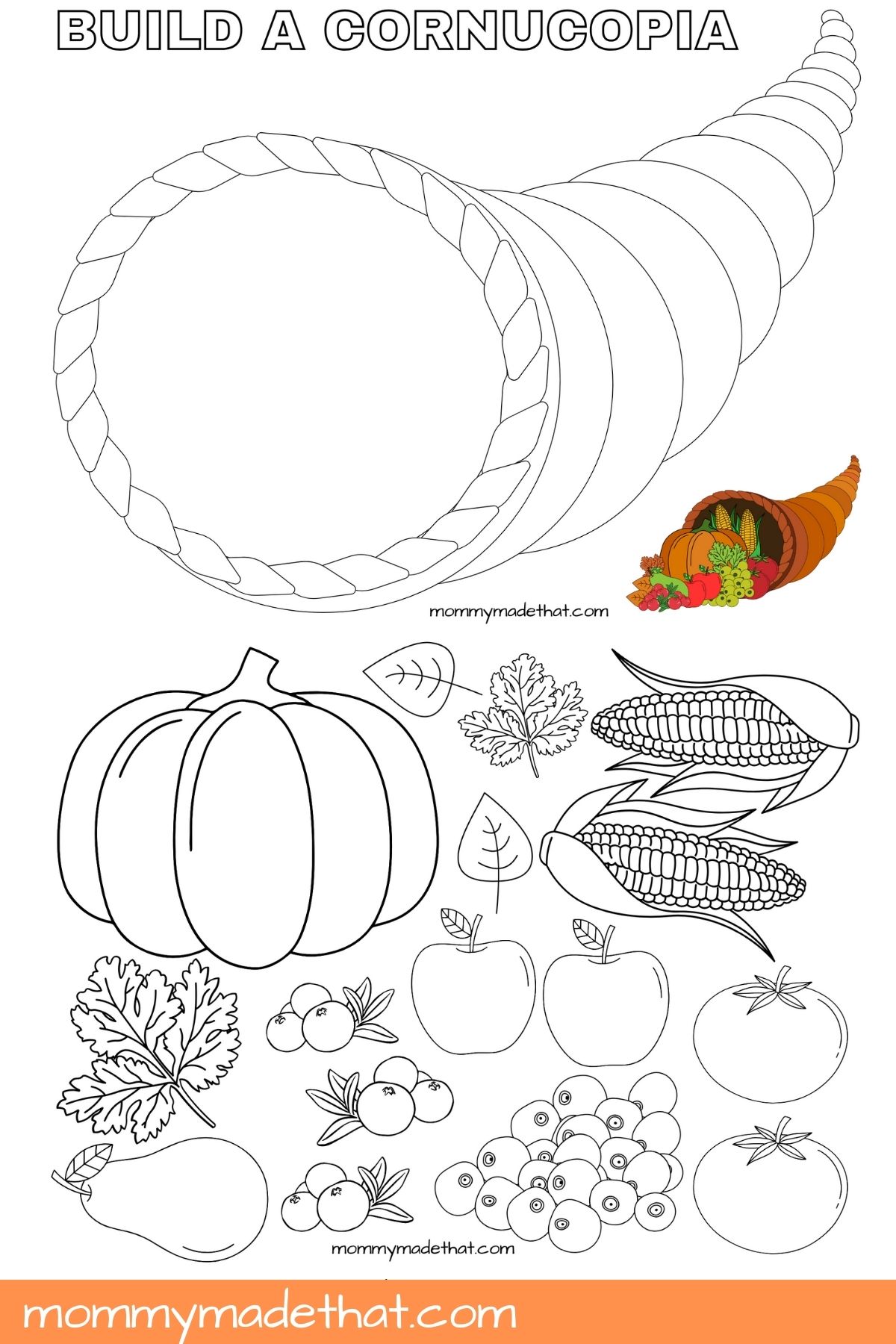 Build A Cornucopia Craft