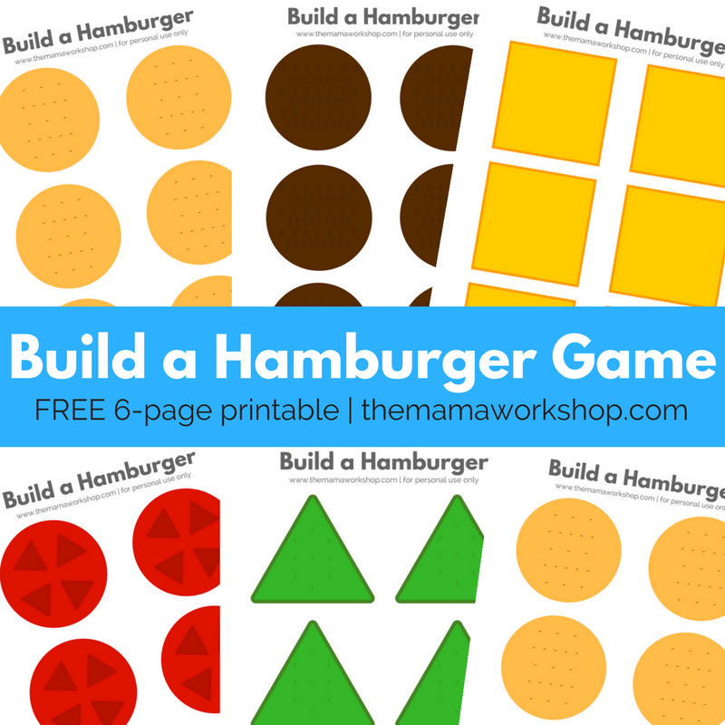 Build A Hamburger Game