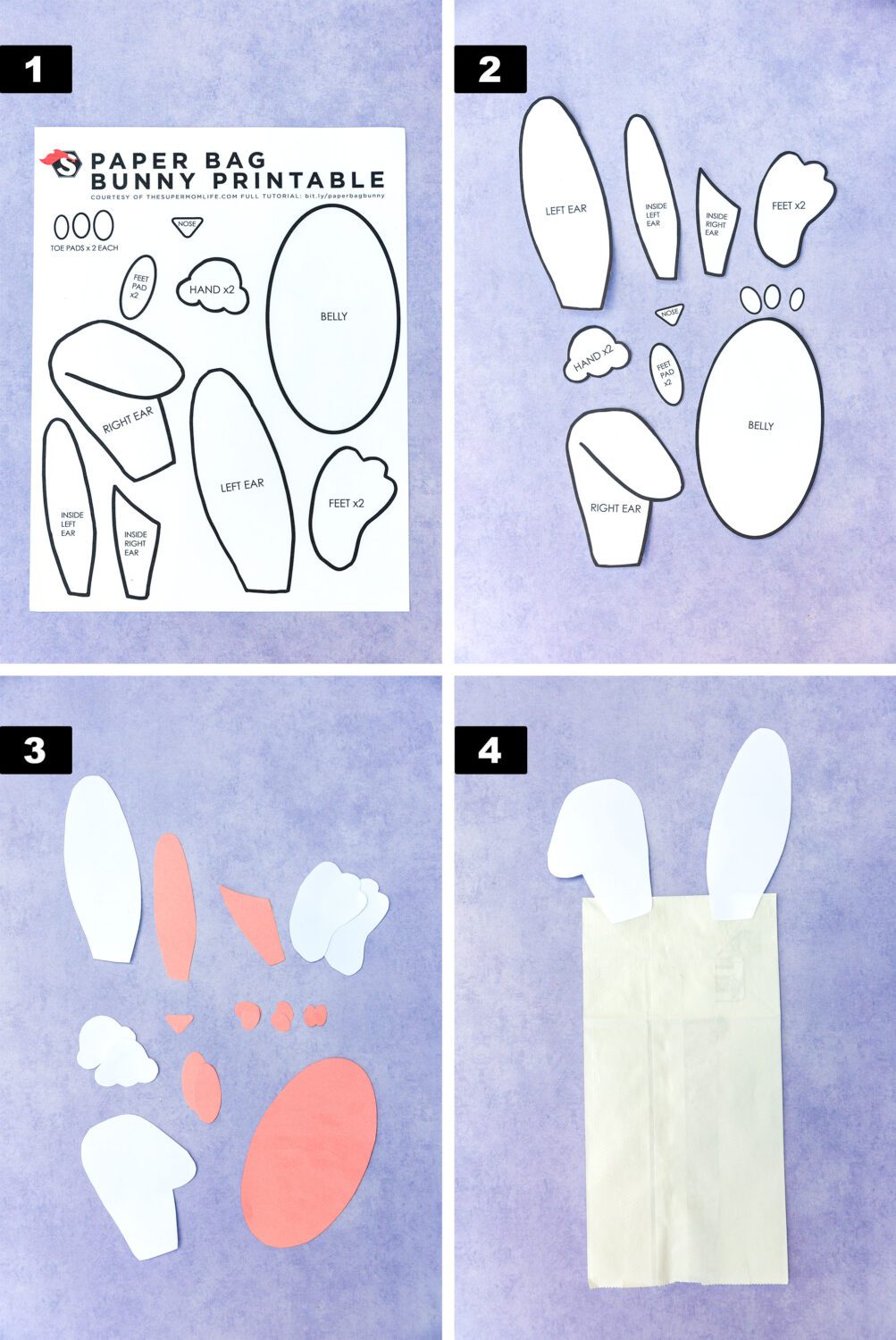 Bunny Paper Bag Craft