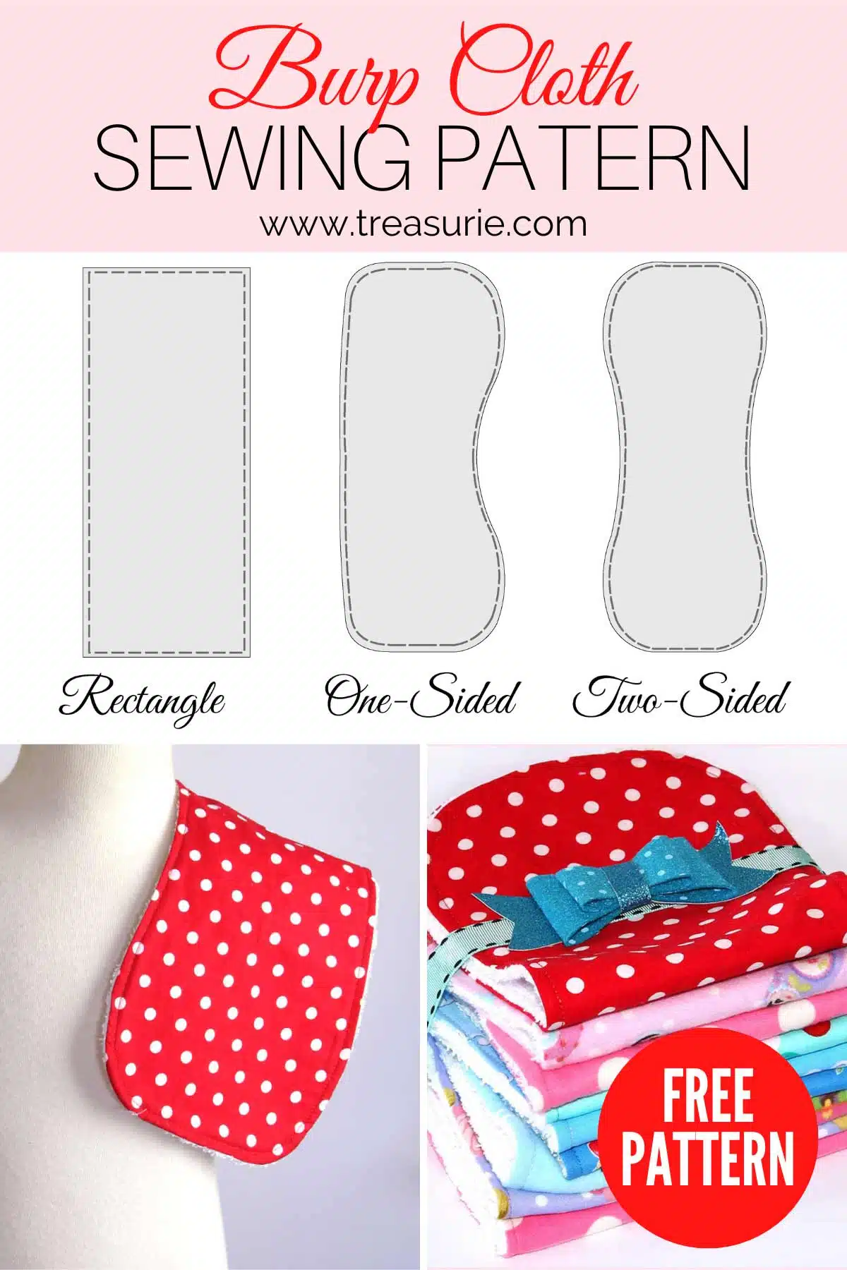 Burp Cloth Pattern Burp Cloth Pattern