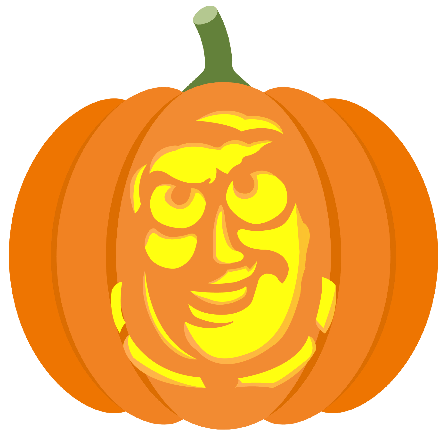 Buzz Pumpkin Stencil