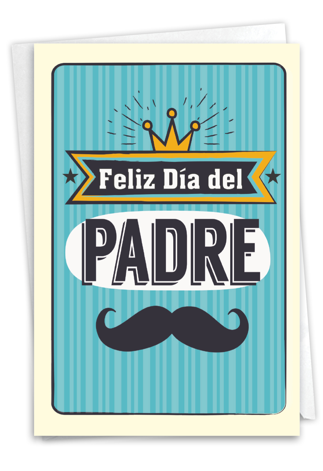 C8390fdg Sl Spanish Dads Day Hysterical Fathers Day Printed Greeting Card Nobleworks