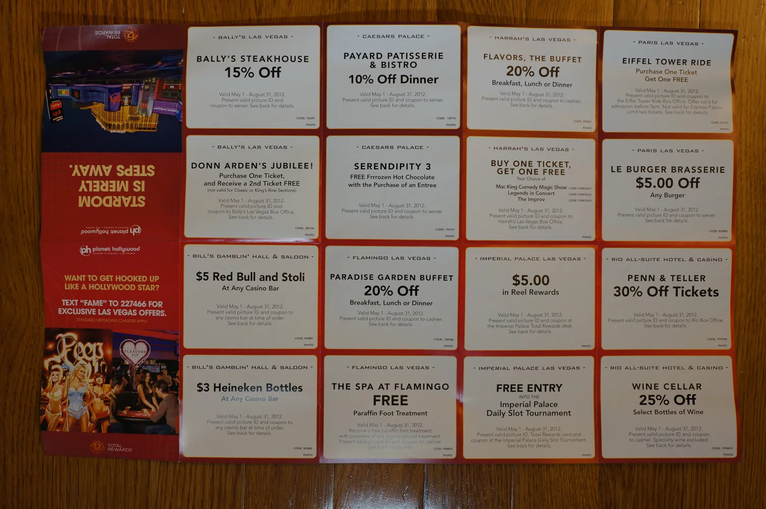 Caesars Check In Coupons