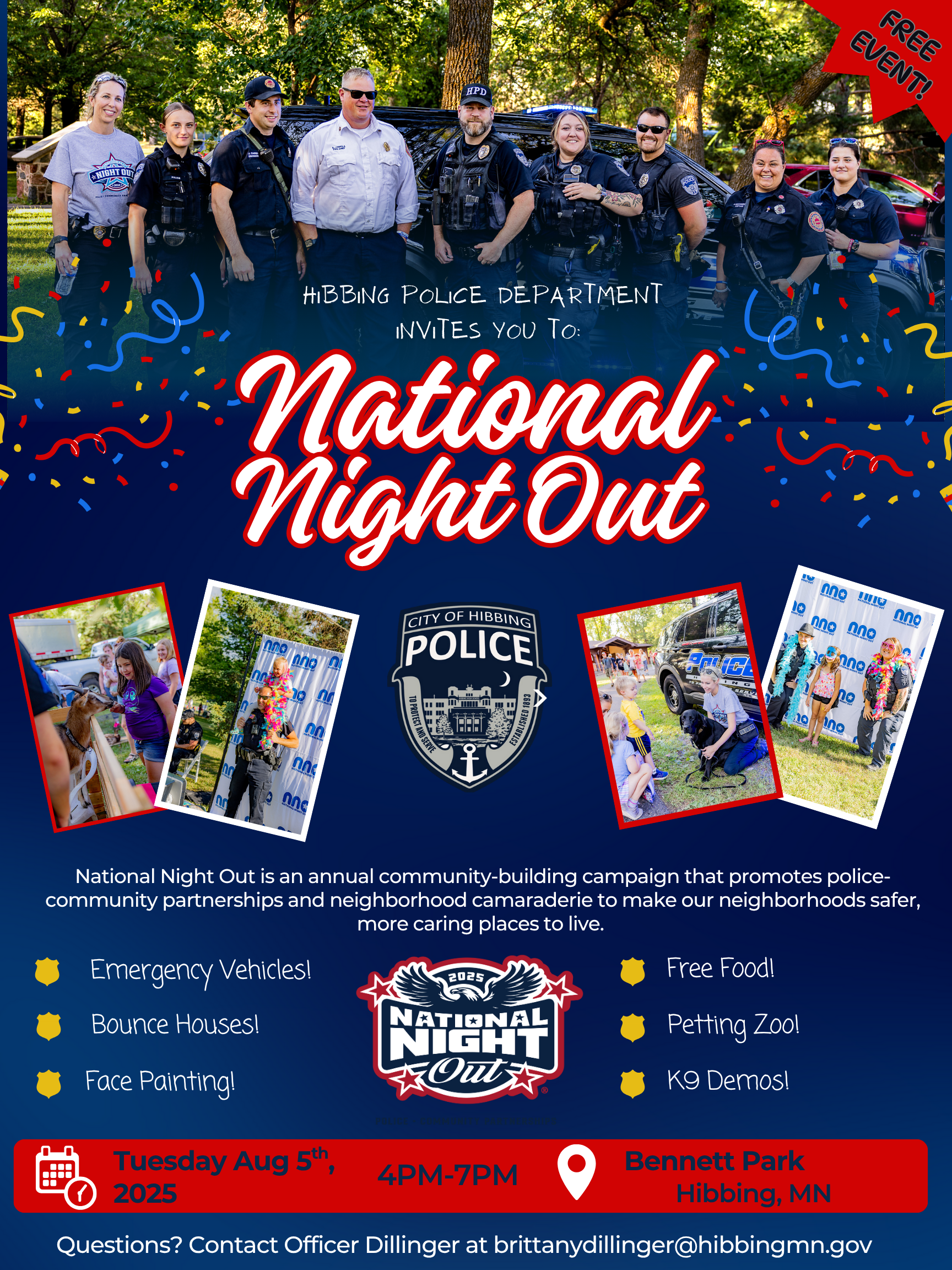 free templates for national night out flyers and images