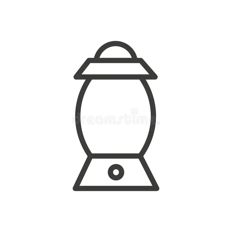 Camp Lantern Outline