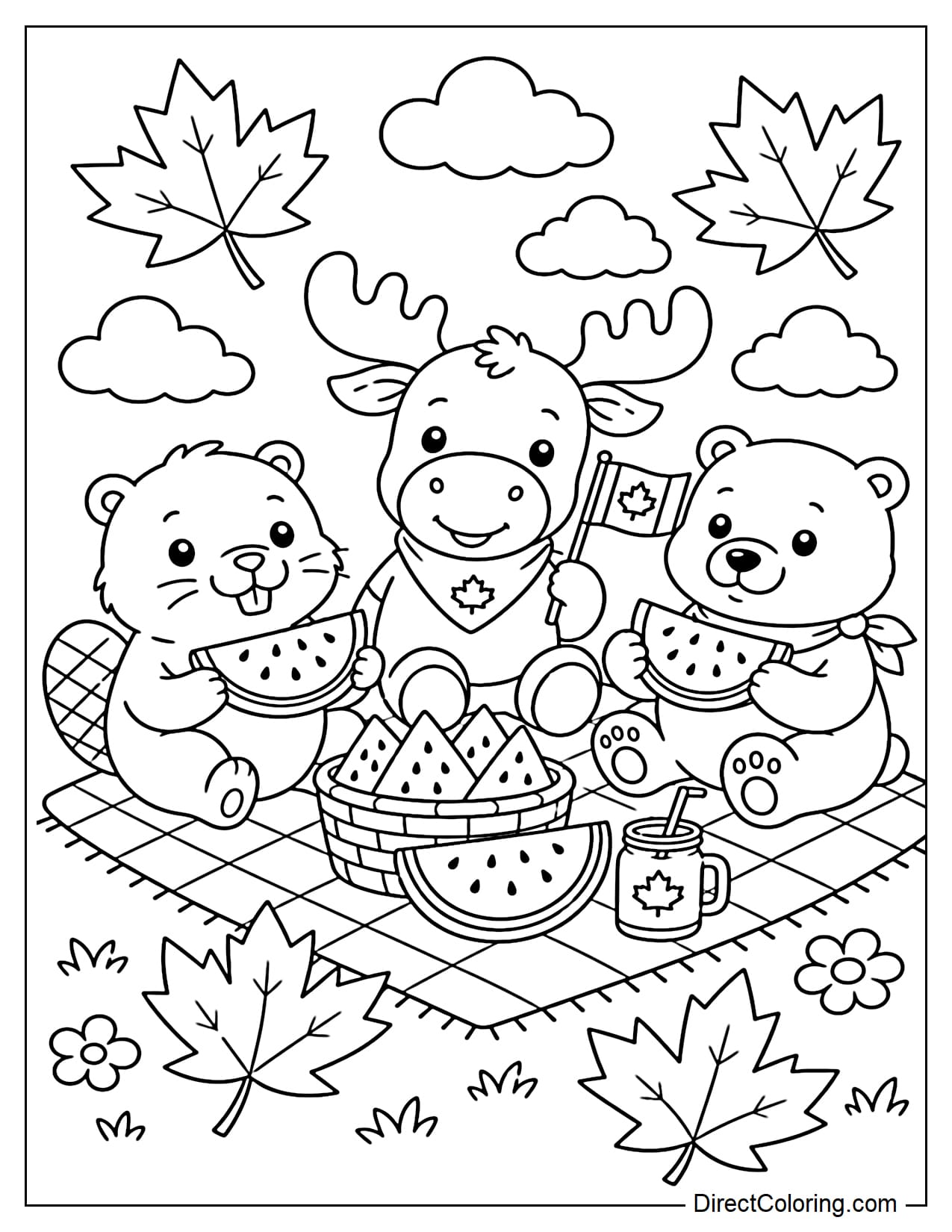 free canada day printables